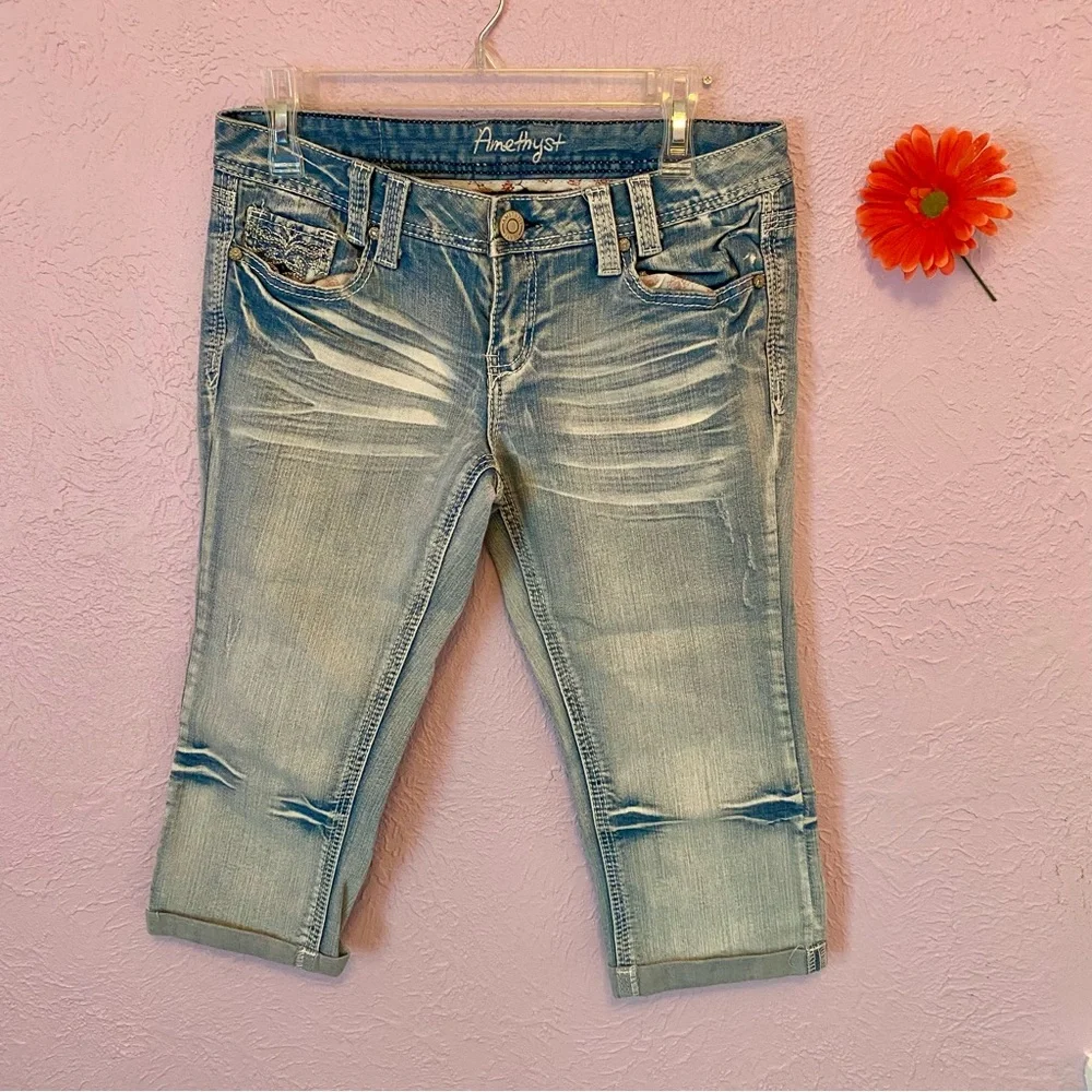 Amethyst Jeans capri’s 9 - Picture 4 of 10